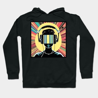 Retro Music TV Surrealism Hoodie